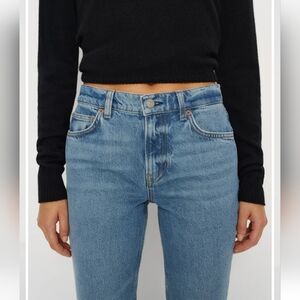 Reformation NWT Greer Mid Rise Jeans Size 25 Chad